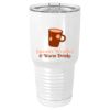 Sublimatable Polar Camel 30 oz. White Vacuum Insulated Tumbler w/Lid-bsai Thumbnail