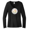 Women's Long Sleeve V Neck Tee Thumbnail